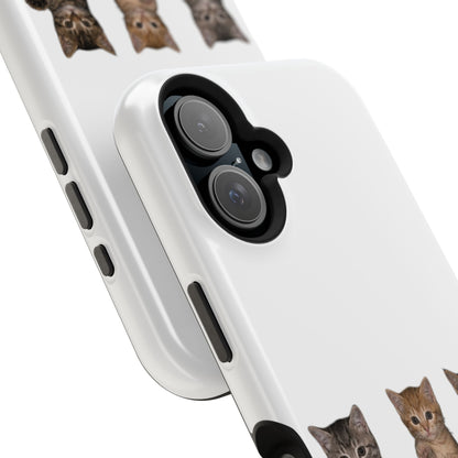 Cute Standing Trio Kittens Dancing Magnetic Impact-Resistant Phone Case