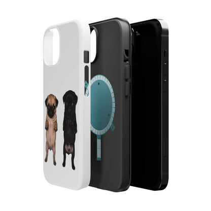 Pug Duo Magnetic Impact-Resistant Phone Case