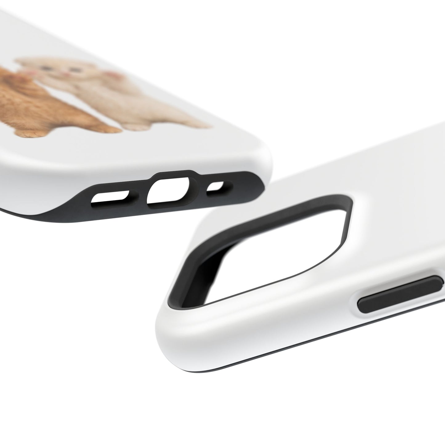 Cute Raising Paws Kittens Magnetic Impact-Resistant  Phone Case