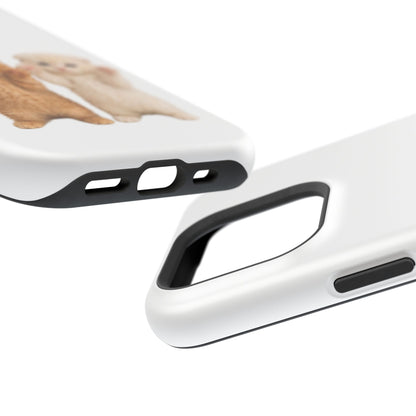 Cute Raising Paws Kittens Magnetic Impact-Resistant  Phone Case