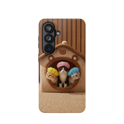 Cute Kittens in Cozy House Phone Case — Magnetic Impact-Resistant Case