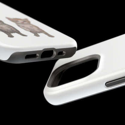 Duo Cute Kitten  Magnetic Impact-Resistant Phone Case