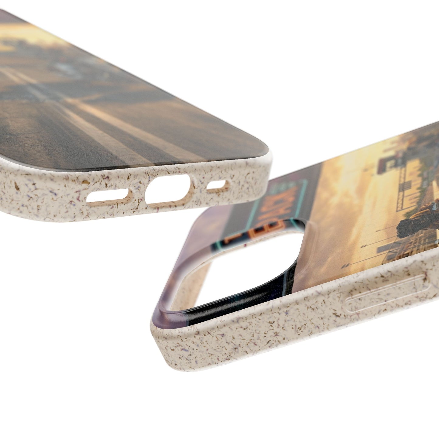Motorcycle Road Trip Biodegradable Phone Case