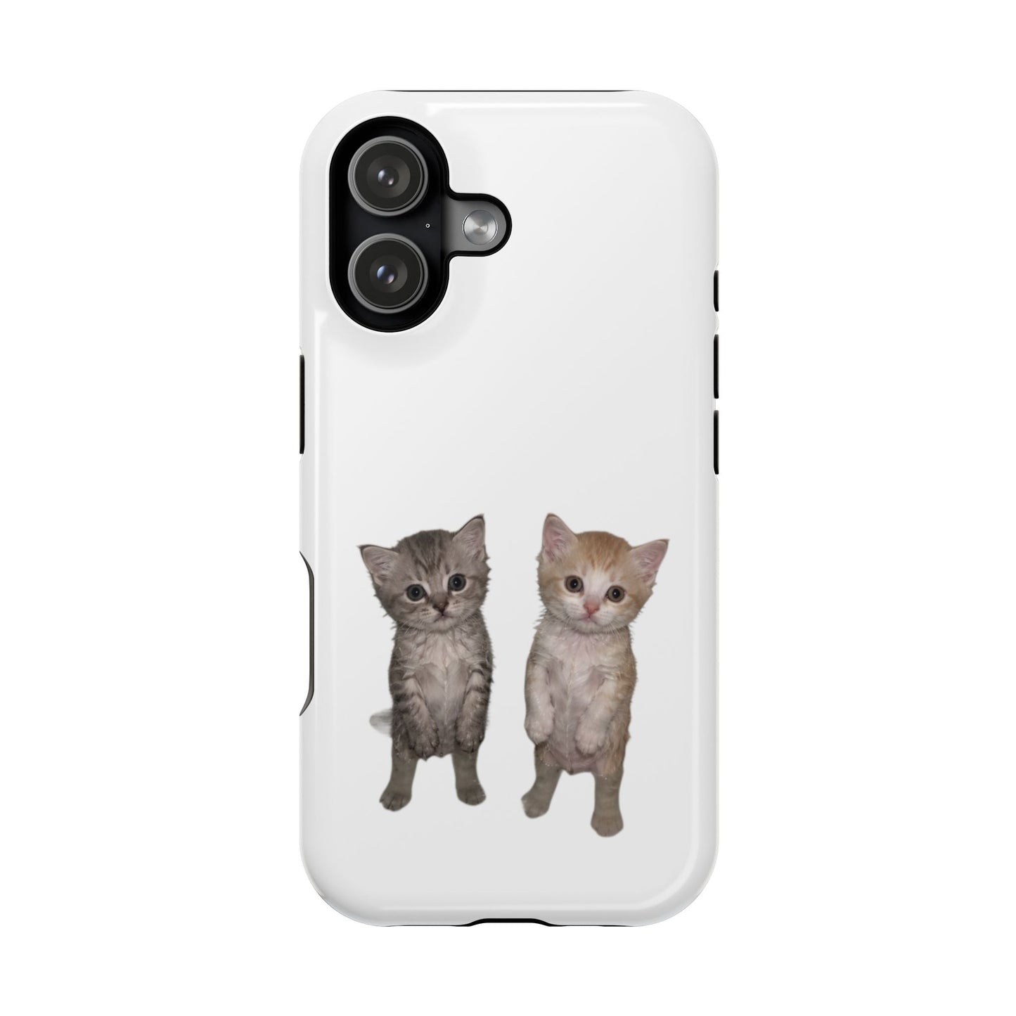 Duo Cute Kitten  Magnetic Impact-Resistant Phone Case