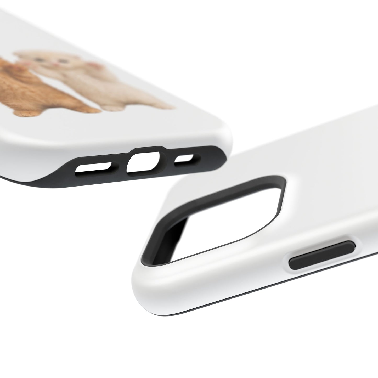 Cute Raising Paws Kittens Magnetic Impact-Resistant  Phone Case