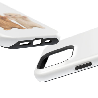 Cute Raising Paws Kittens Magnetic Impact-Resistant  Phone Case