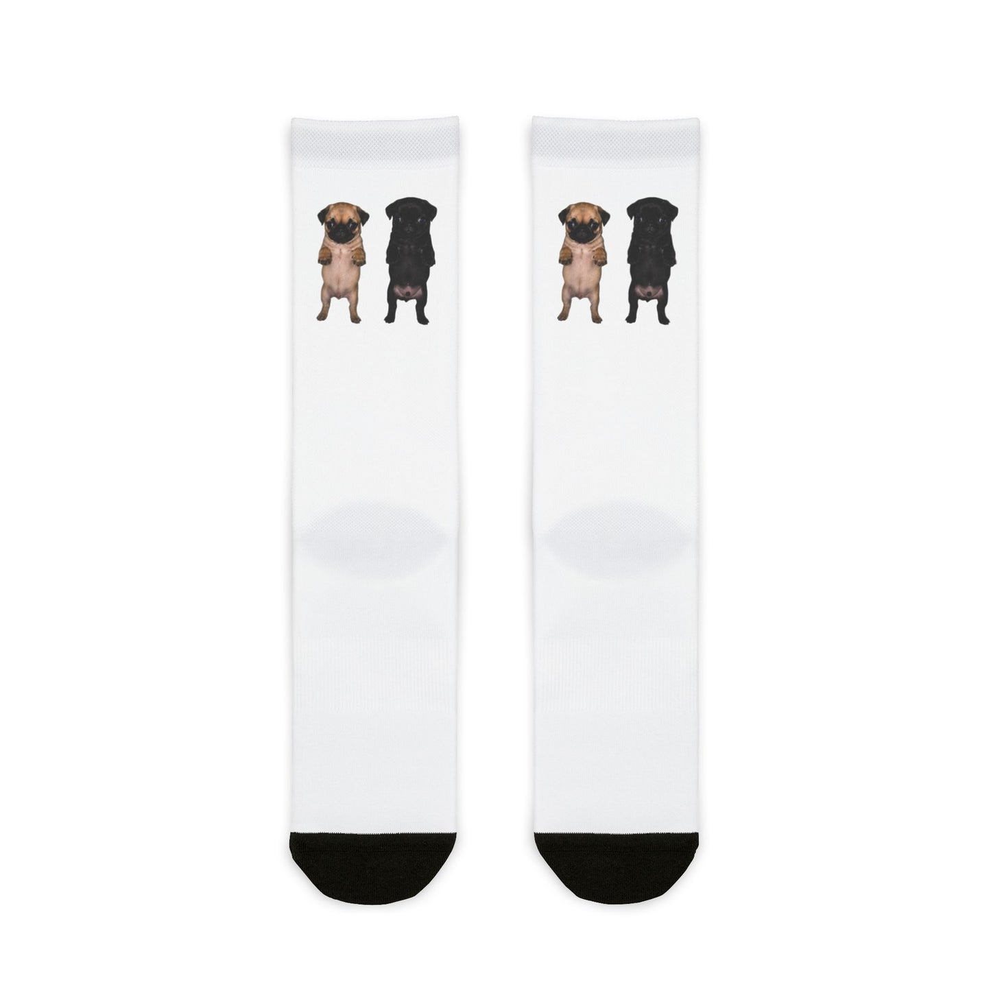 Pug Pair  Crew Socks