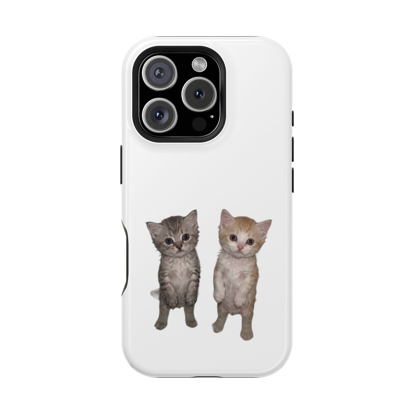 Duo Cute Kitten  Magnetic Impact-Resistant Phone Case