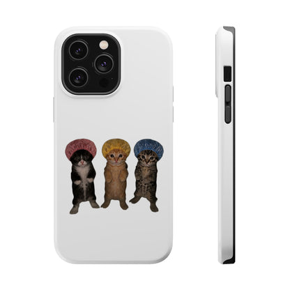 Cute Kittens in Bonnets  Magnetic Impact-Resistant Phone Case