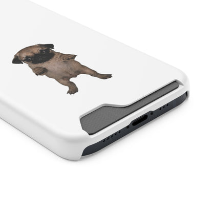 Pug Puppy Card-Holder Phone Case