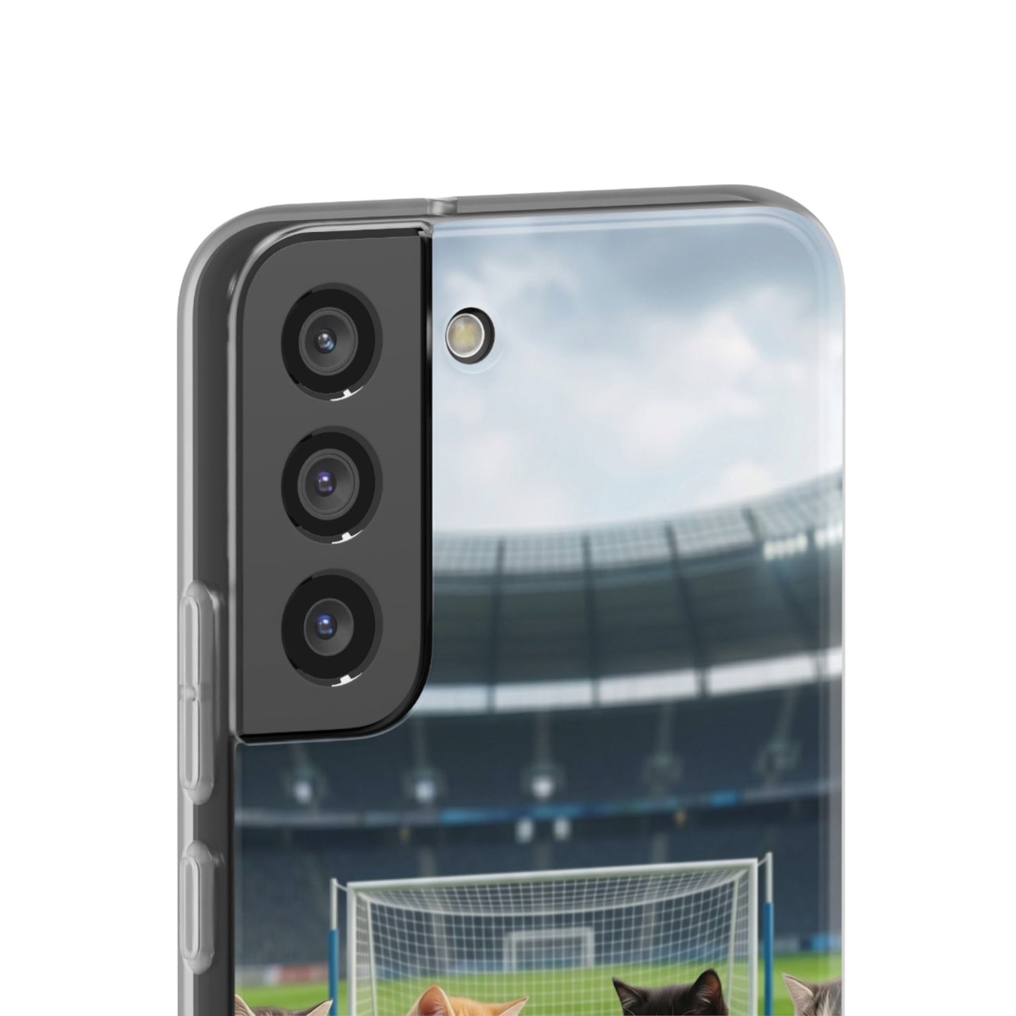 Cute Soccer Cats Phone Case — Kawaii Football Kit iPhone Cover