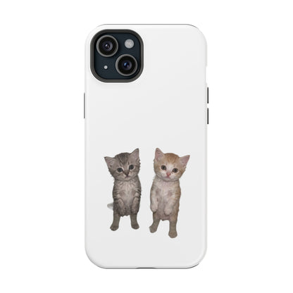 Duo Cute Kitten  Magnetic Impact-Resistant Phone Case