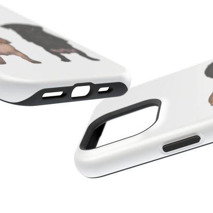 Pug Duo Magnetic Impact-Resistant Phone Case