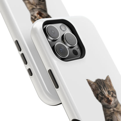 Cute Standing Kitten Magnetic Impact-Resistant Phone Case