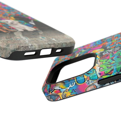 Puppy Squad Graffiti Phone Case — Impact-Resistant Protective Case
