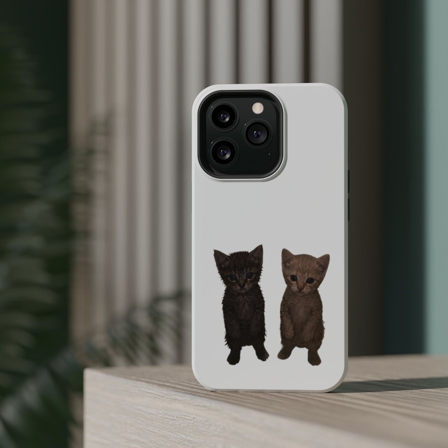 Cute Kittens Magnetic Impact-Resistant Phone Case
