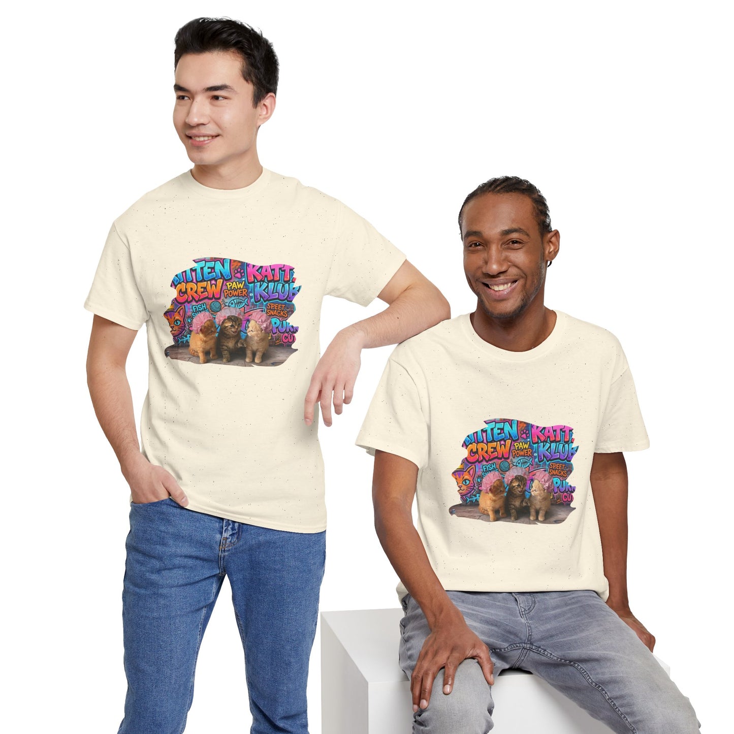Kitten Crew Graphic Tee — Cute Kittens Cat Lover Shirt