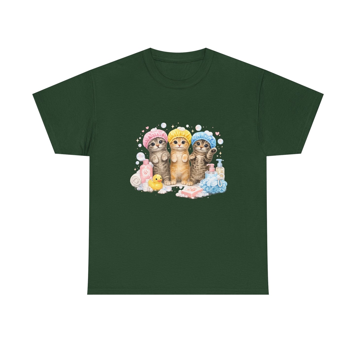 Cute Kittens Bath Time T-Shirt