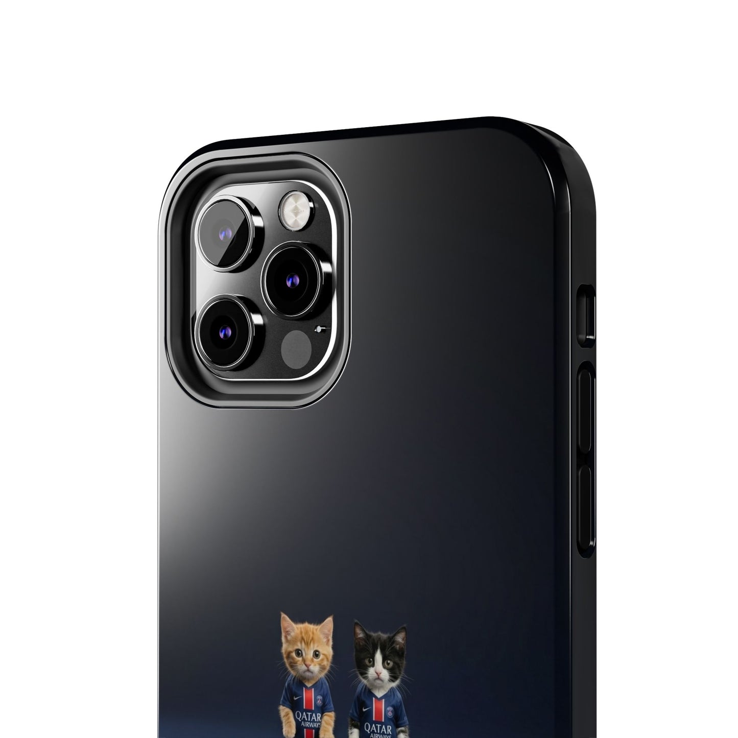 Phone Case — Cute Soccer Cats Design (Kawaii Kitten Football Fans)