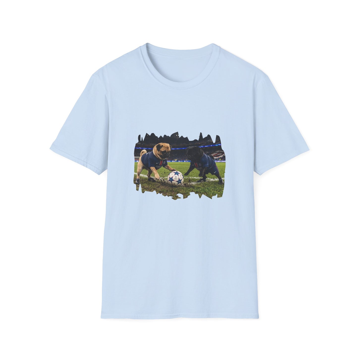Soccer Puppies T-Shirt — Playful Puppy Soccer Match Tee