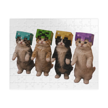Dancing Kittens Minecraft Helmet Puzzle