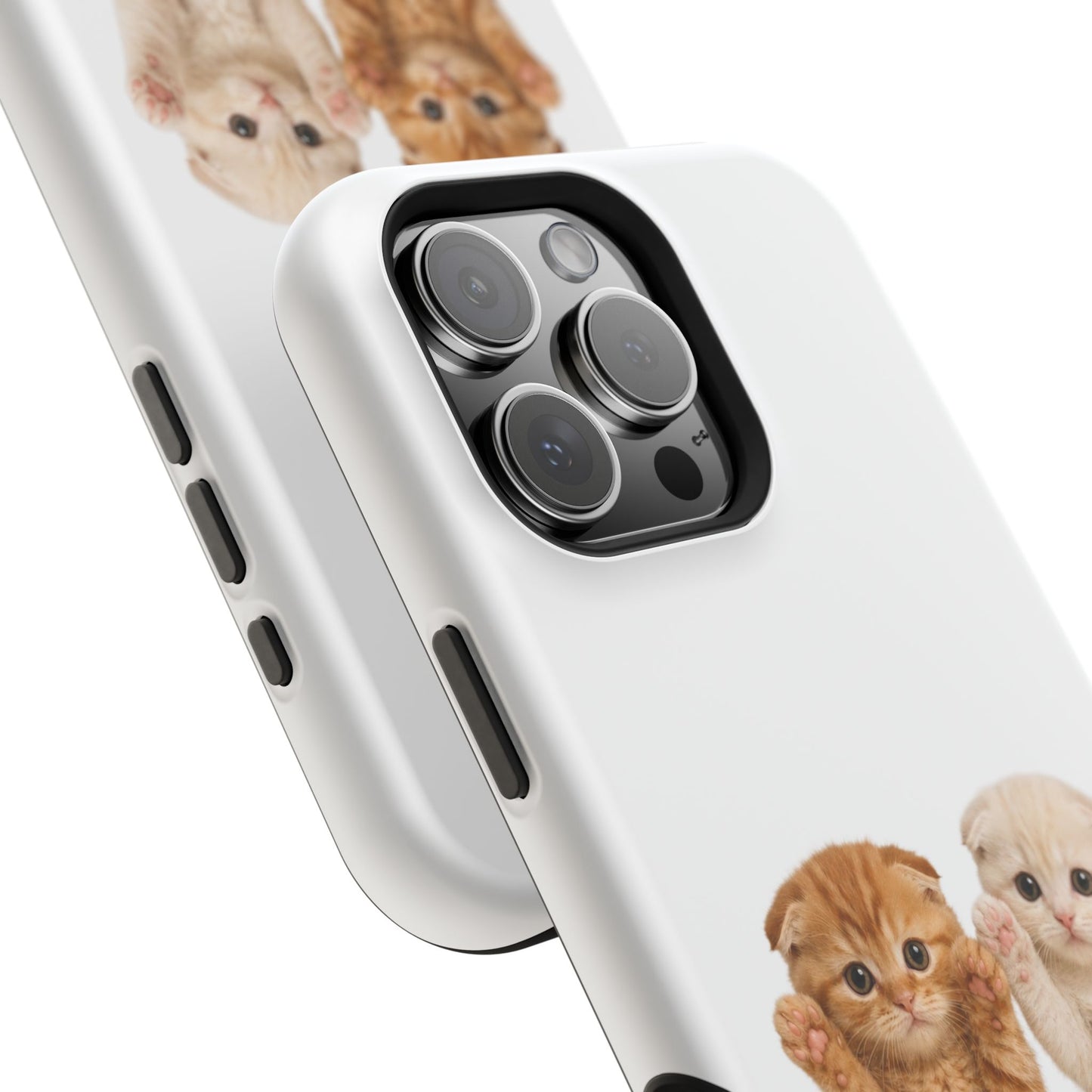 Cute Raising Paws Kittens Magnetic Impact-Resistant  Phone Case