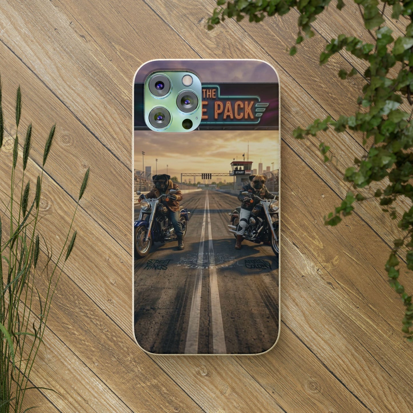 Motorcycle Road Trip Biodegradable Phone Case