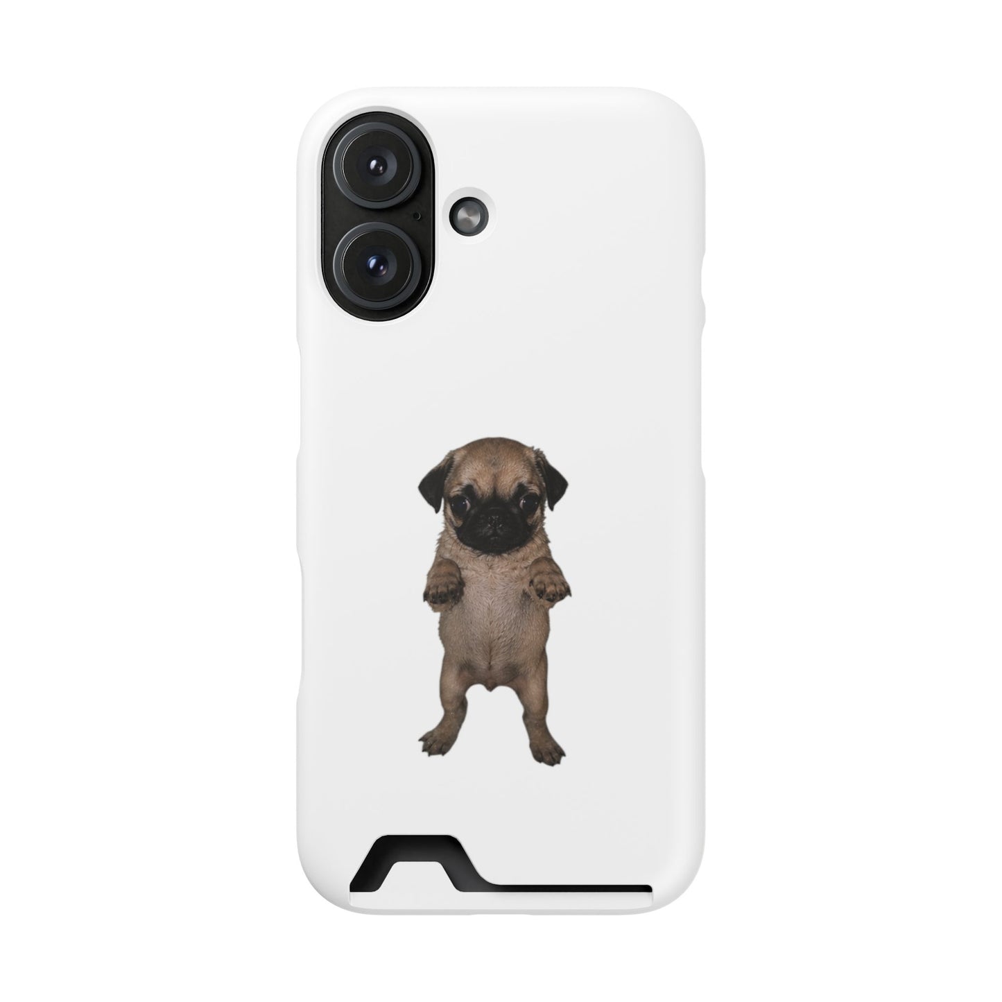 Pug Puppy Card-Holder Phone Case