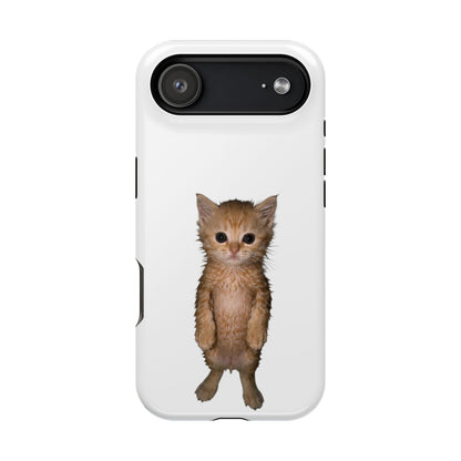 Cute Standing Kitten Magnetic Impact-Resistant Phone Case