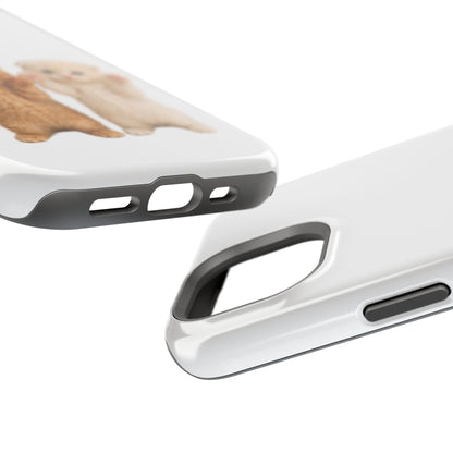 Cute Raising Paws Kittens Magnetic Impact-Resistant  Phone Case