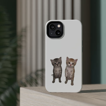 Duo Cute Kitten  Magnetic Impact-Resistant Phone Case