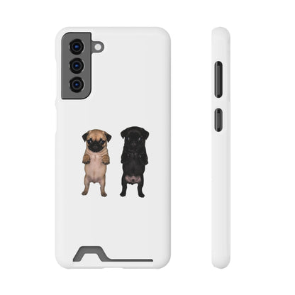 Pug Pair Card-Holder Phone Case