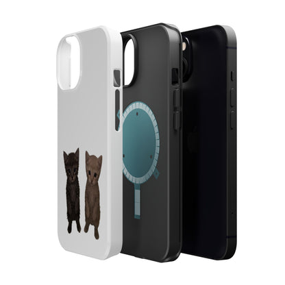 Cute Kittens Magnetic Impact-Resistant Phone Case