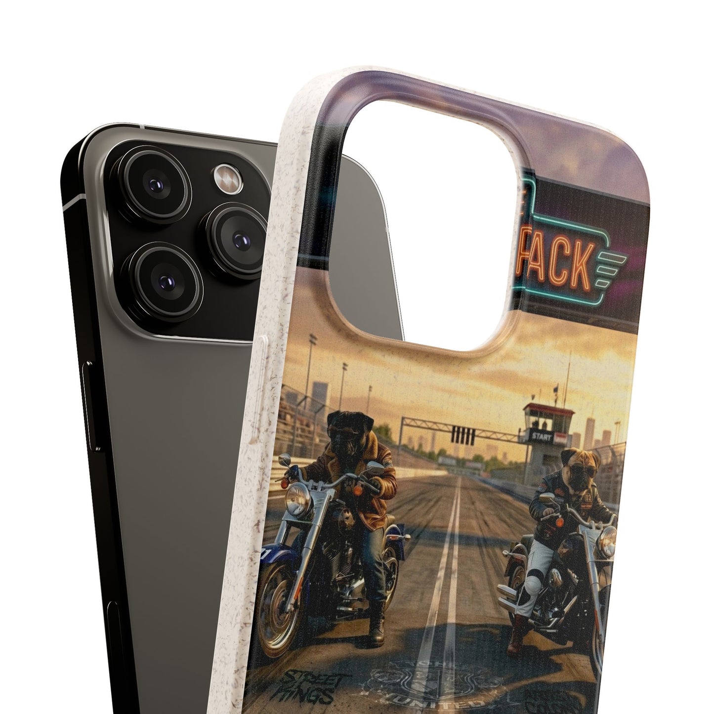 Motorcycle Road Trip Biodegradable Phone Case
