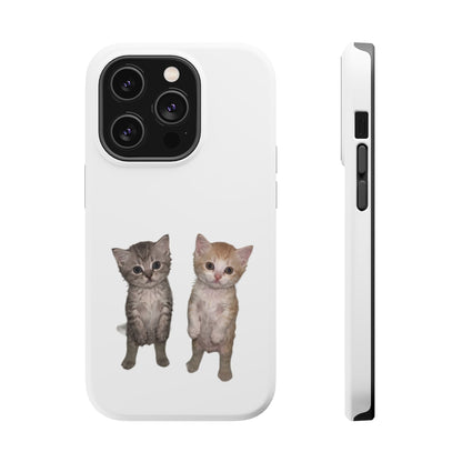 Duo Cute Kitten  Magnetic Impact-Resistant Phone Case