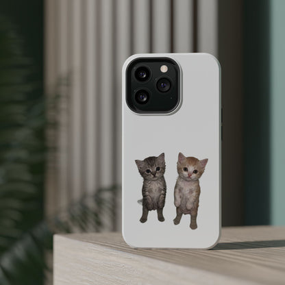Duo Cute Kitten  Magnetic Impact-Resistant Phone Case