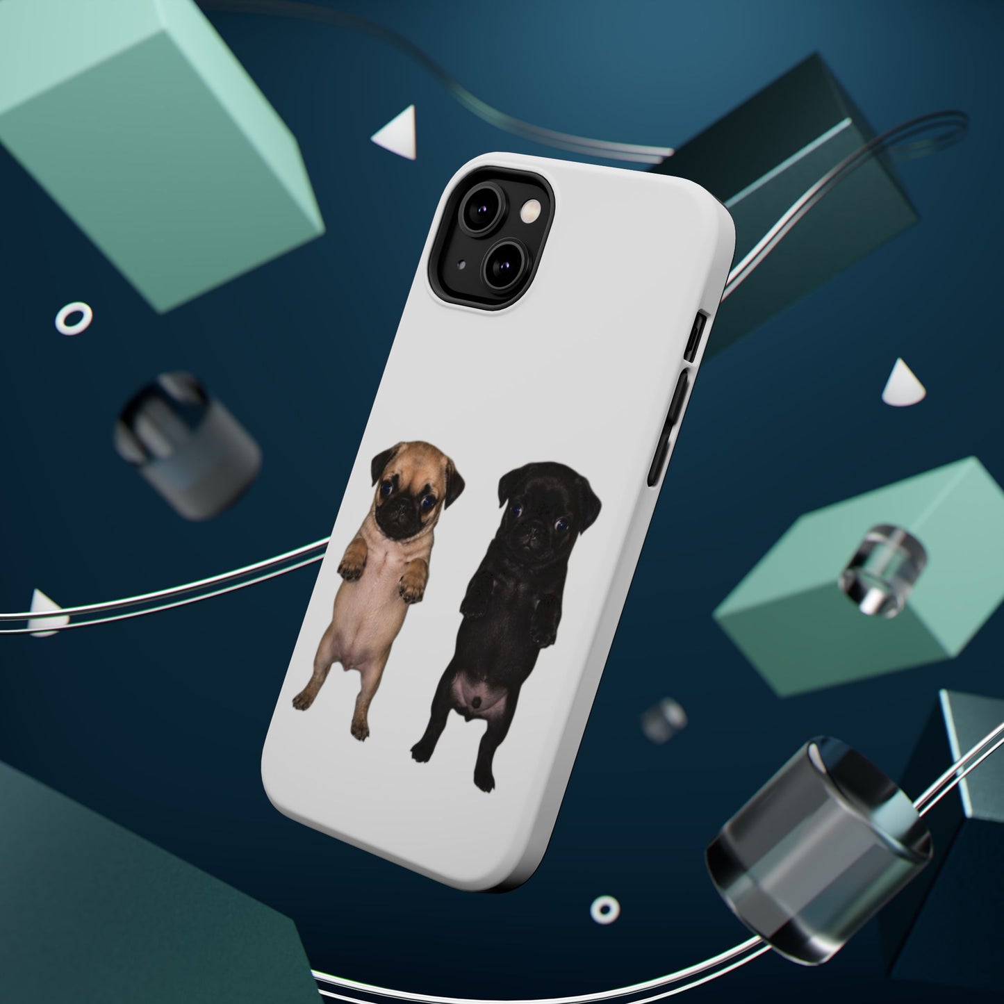 Pug Duo Magnetic Impact-Resistant Phone Case