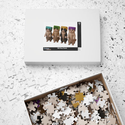 Dancing Kittens Minecraft Helmet Puzzle