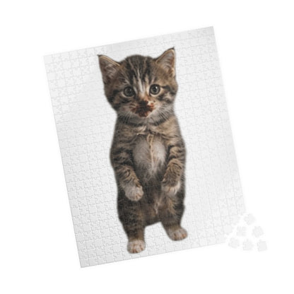Cute Standing Tabby Kitten Jigsaw Puzzle