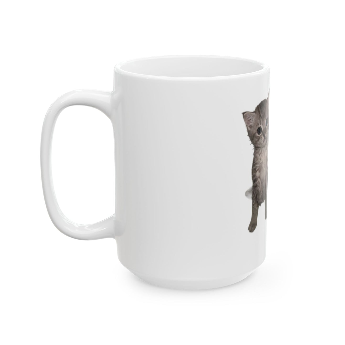 Cute Standing Kittens Ceramic Mug  (11oz or 15oz)