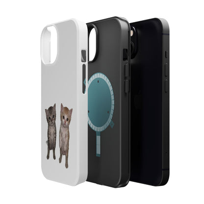 Duo Cute Kitten  Magnetic Impact-Resistant Phone Case