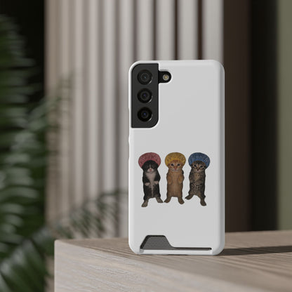 Cute Kittens with Hats Phone Case