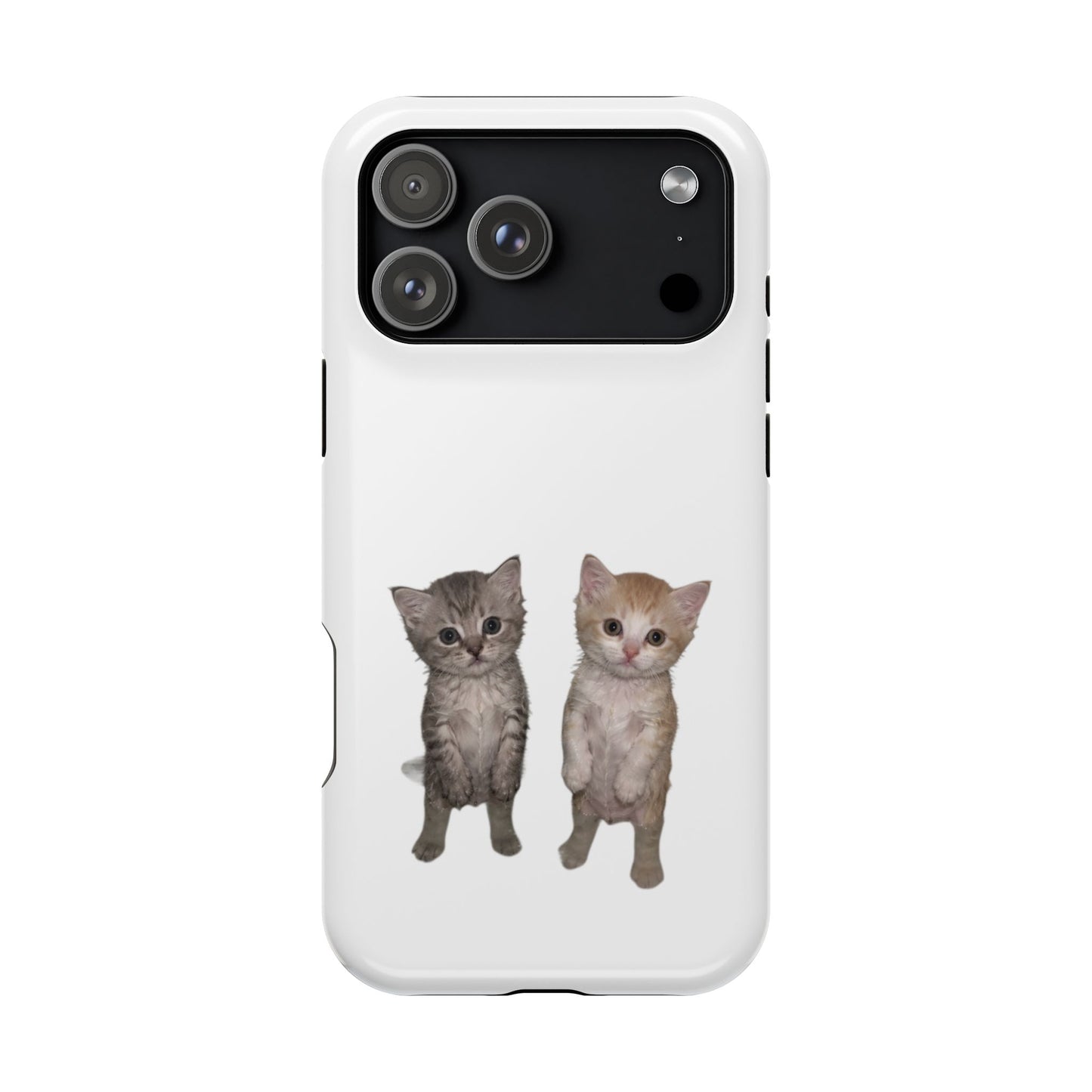 Duo Cute Kitten  Magnetic Impact-Resistant Phone Case