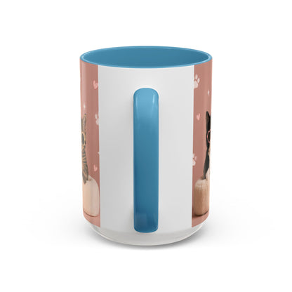 Cute Cat Lovers Coffee Mug - 11 & 15oz - Perfect Gift for Pet Owners