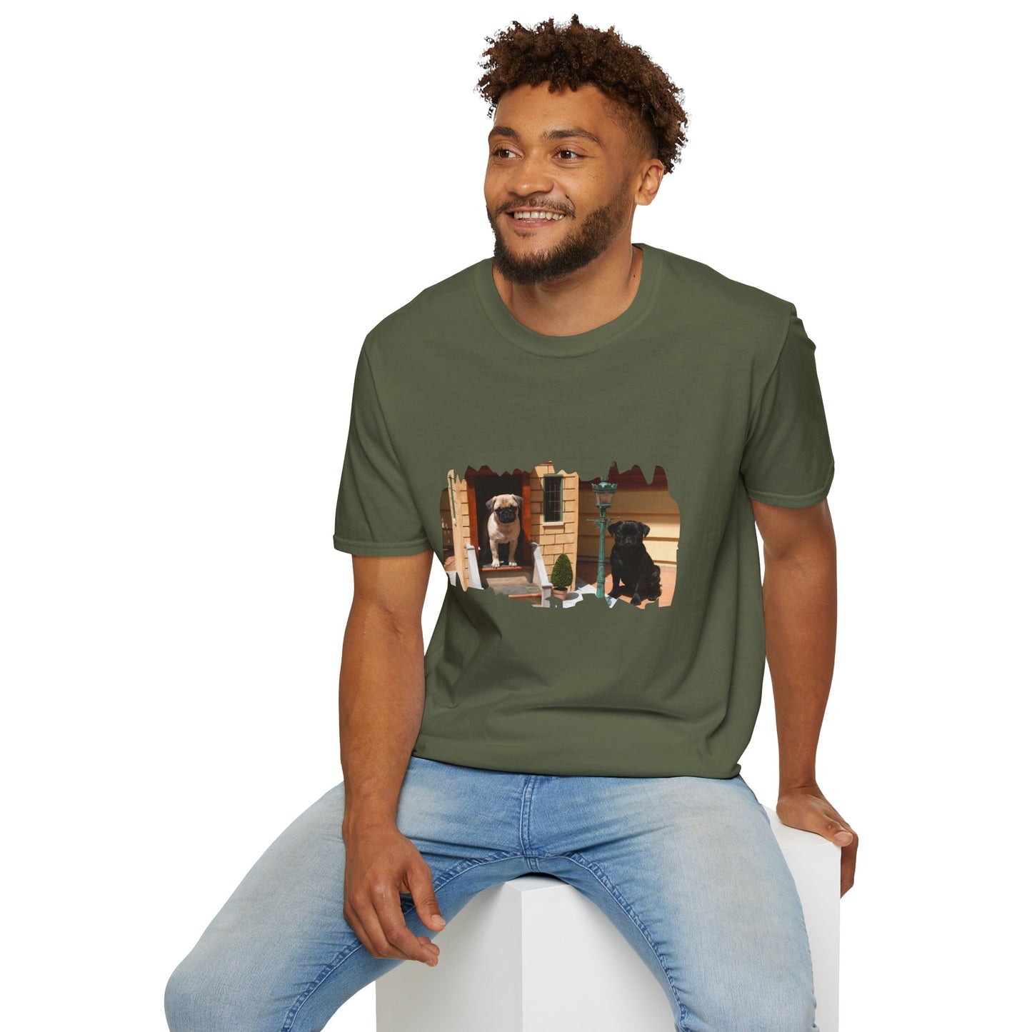 Biscuit & Nugget T‑Shirt — Cute Pet Photo Tee for Dog Lovers