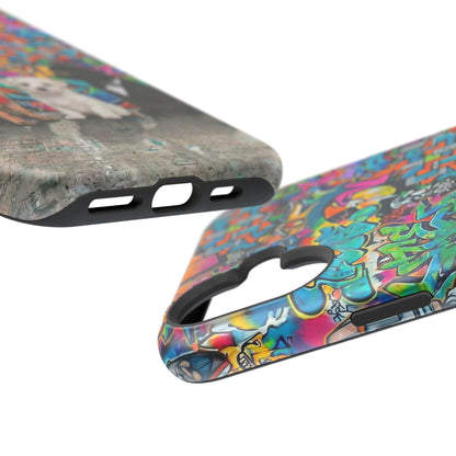 Puppy Squad Graffiti Phone Case — Impact-Resistant Protective Case