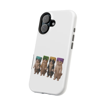 Dancing Kittens Minecraft Helmet Magnetic Impact-Resistant Phone Case
