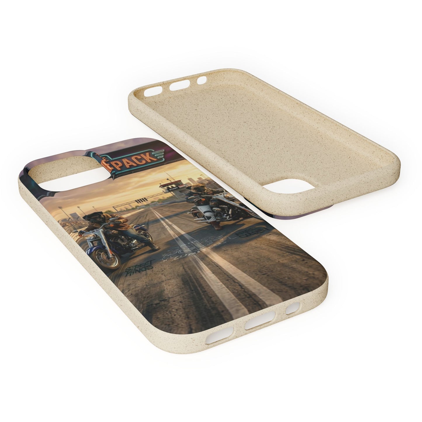 Motorcycle Road Trip Biodegradable Phone Case