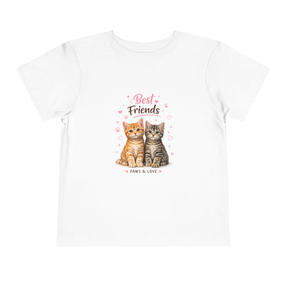 Best Friends Kitten Toddler Tee — Paws & Love Cute Cat Shirt