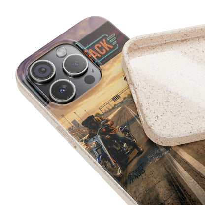 Motorcycle Road Trip Biodegradable Phone Case